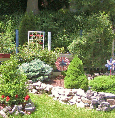 Patriotic hillside